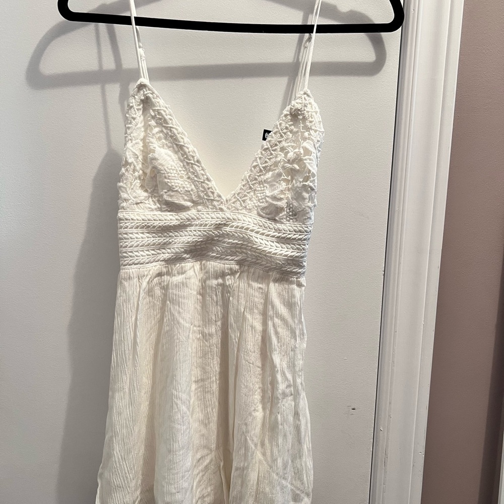 Garage White Mini Dress